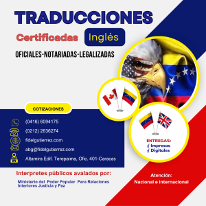 Interprete publico en ingles caracas venezuela